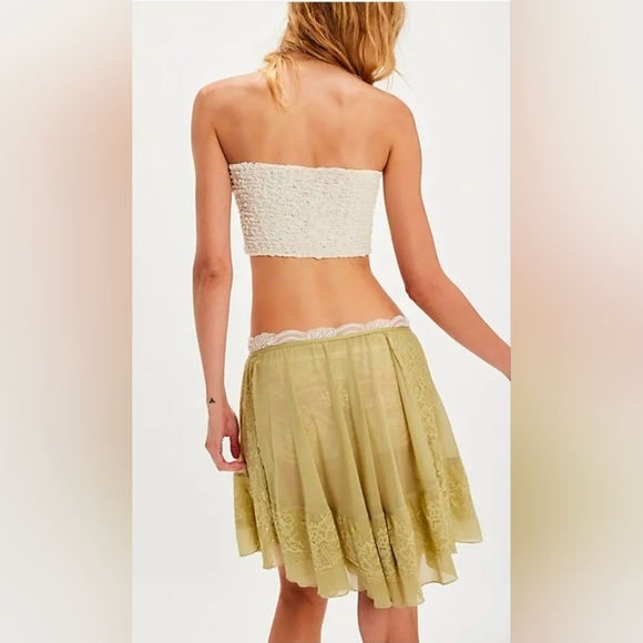 Free People Over You Lace Half Slip Skirt - Picture 3 of 7